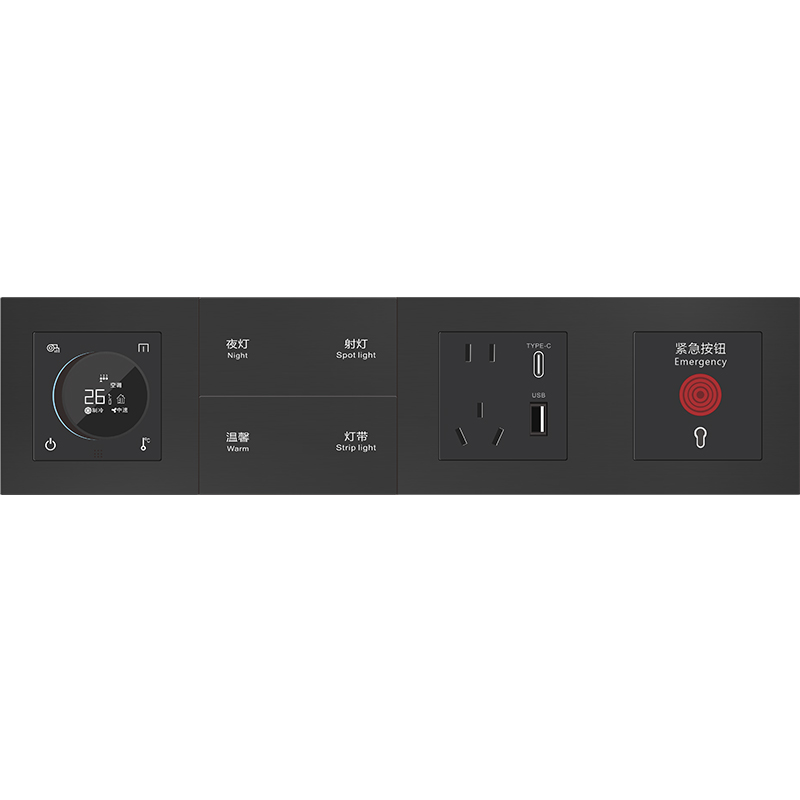 A8系列KNX智能开关面板 - 酒店智能客控面板（images 11）