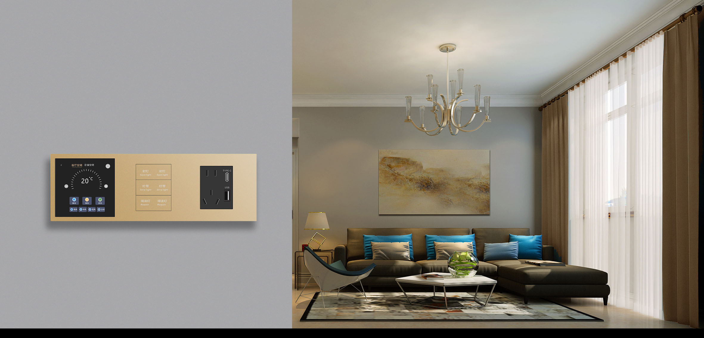 Changxing Intelligent D1 Series KNX Smart Switch Product Details_11