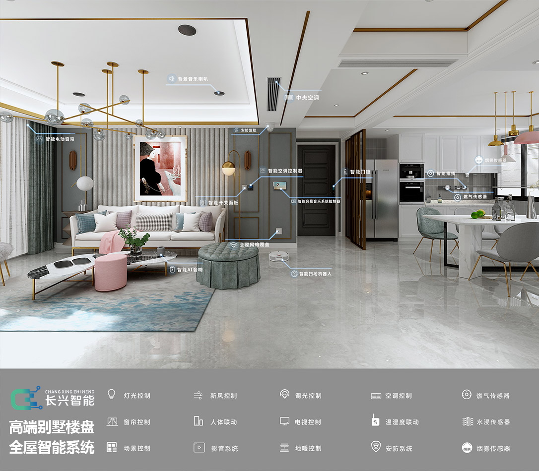 Home Illustration 22 长兴智能面板开启全屋智能时代