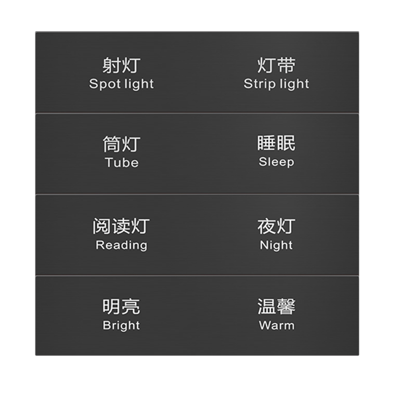 A8系列KNX智能开关面板插图5