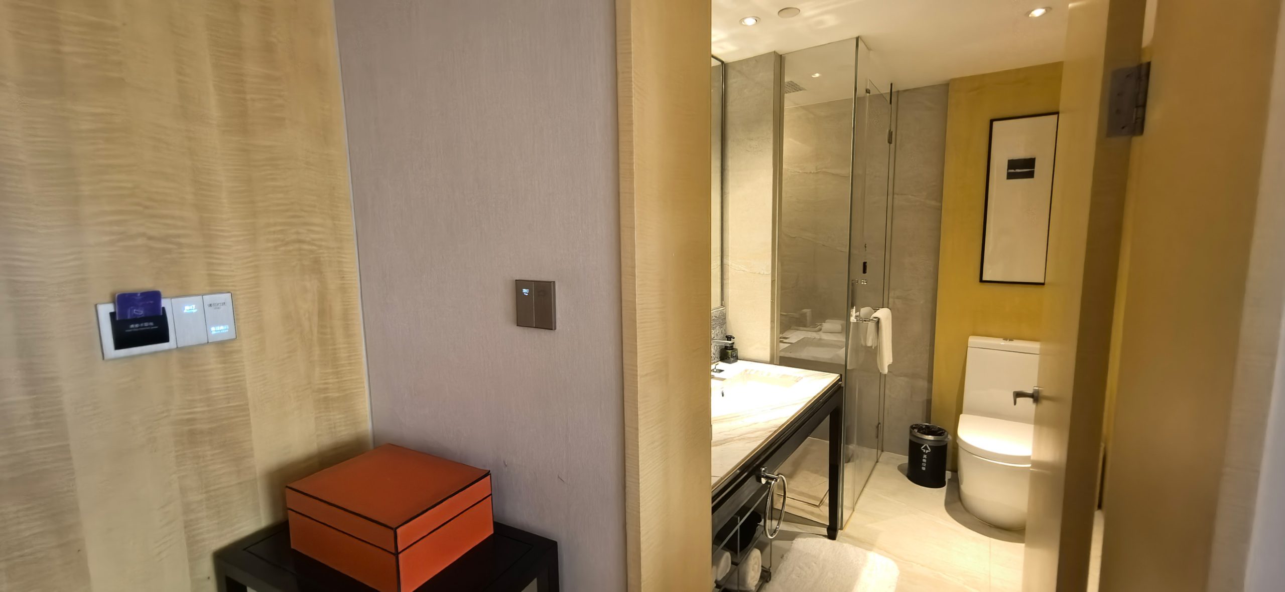 长兴智能酒店开关面板客控系统场景-宁波富邦大酒店